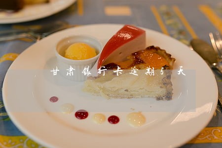 甘肃银行卡逾期5天