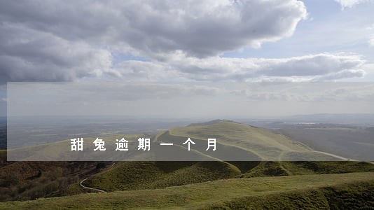 甜兔逾期一个月 甜兔逾期一个月