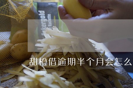 甜橙借逾期半个月会怎么样 甜橙借逾期半个月会怎么样