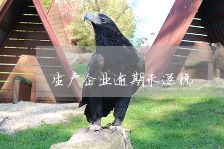 生产企业逾期未退税 生产企业逾期未退税