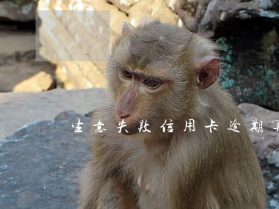 生意失败信用卡逾期算诈骗吗 生意失败信用卡逾期算诈骗吗
