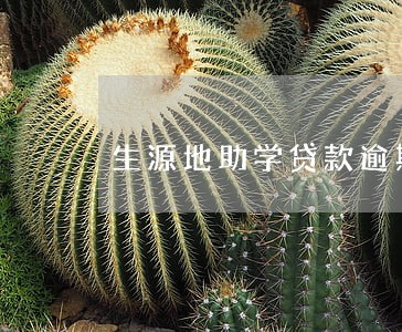 生源地助学贷款逾期9个月 生源地助学贷款逾期9个月
