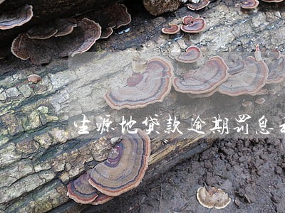 生源地贷款逾期罚息利率标准