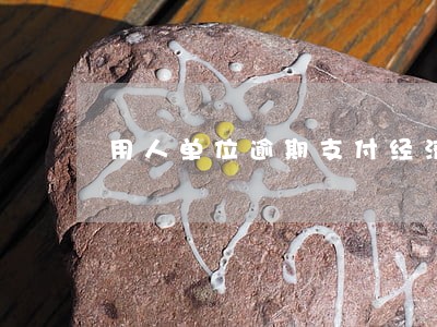 用人单位逾期支付经济补偿金 用人单位逾期支付经济补偿金