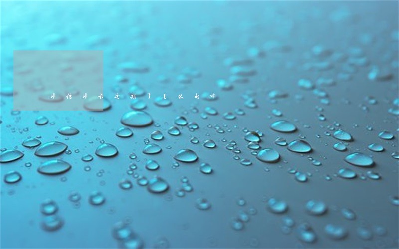 用信用卡逾期了怎么起诉 用信用卡逾期了怎么起诉