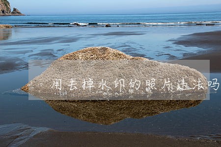用去掉水印的照片违法吗