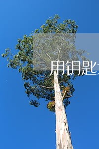 用钥匙划别人车违法不 用钥匙划别人车违法不