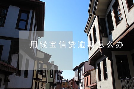 用钱宝信贷逾期怎么办 用钱宝信贷逾期怎么办