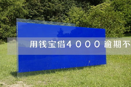 用钱宝借4000逾期不还 用钱宝借4000逾期不还
