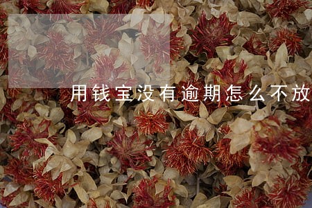 用钱宝没有逾期怎么不放款了 用钱宝没有逾期怎么不放款了