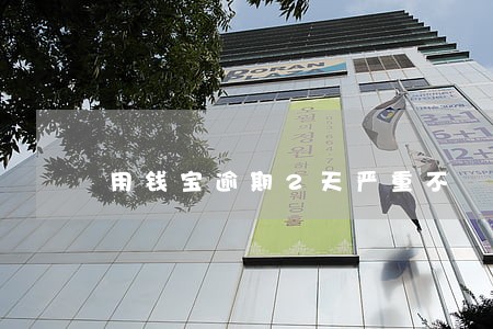 用钱宝逾期2天严重不 用钱宝逾期2天严重不