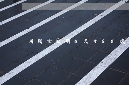 用钱宝逾期5天才60块钱 用钱宝逾期5天才60块钱