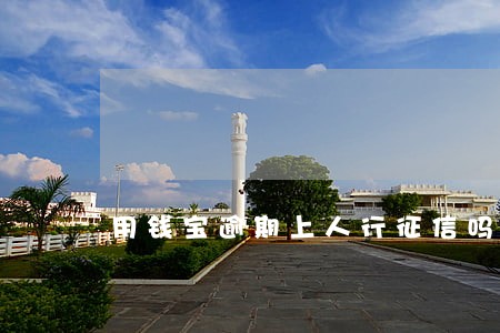 用钱宝逾期上人行征信吗