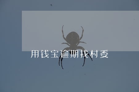 用钱宝逾期找村委 用钱宝逾期找村委