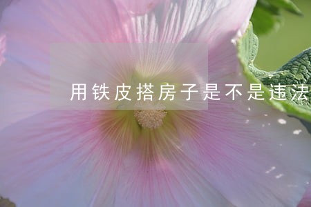 用铁皮搭房子是不是违法 用铁皮搭房子是不是违法