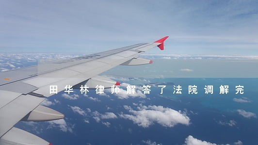 田华林律师解答了法院调解完 田华林律师解答了法院调解完