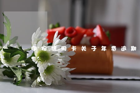 申报信用卡关于年费逾期
