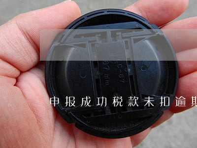 申报成功税款未扣逾期怎么处理