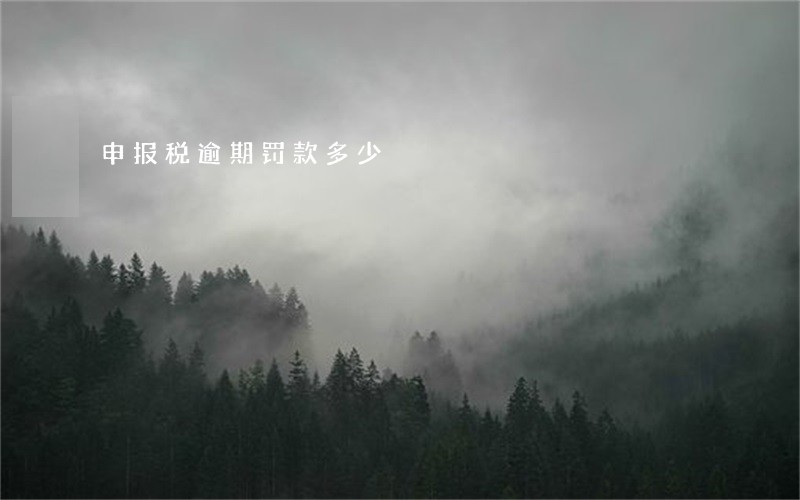 申报税逾期罚款多少 申报税逾期罚款多少