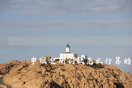 申报逾期罚款怎么计算的 申报逾期罚款怎么计算的