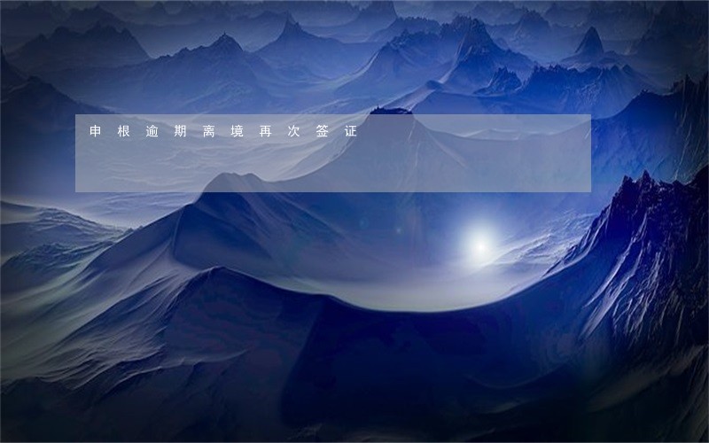 申根逾期离境再次签证 申根逾期离境再次签证