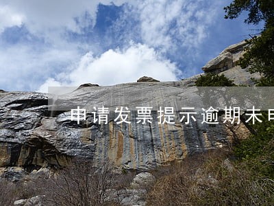申请发票提示逾期未申报 申请发票提示逾期未申报