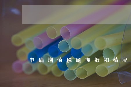 申请增值税逾期抵扣情况说明 申请增值税逾期抵扣情况说明