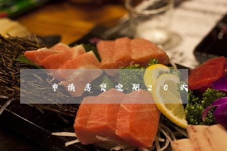申请房贷逾期20次 申请房贷逾期20次