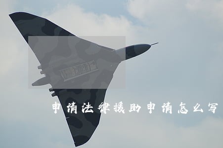 申请法律援助申请怎么写 申请法律援助申请怎么写