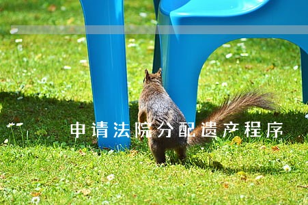 申请法院分配遗产程序 申请法院分配遗产程序