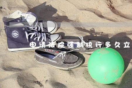 申请法院强制执行多久立案 申请法院强制执行多久立案