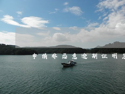 申请非恶意逾期证明怎么写 申请非恶意逾期证明怎么写