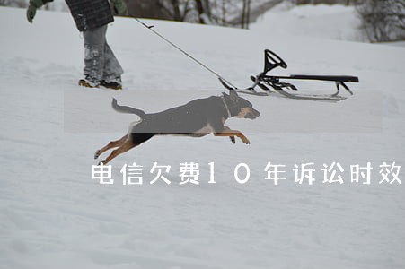 电信欠费10年诉讼时效 电信欠费10年诉讼时效