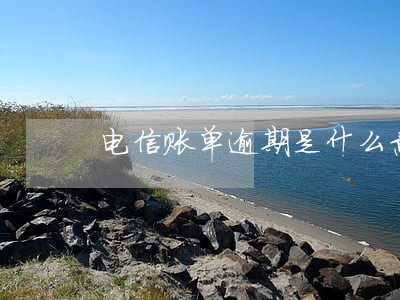 电信账单逾期是什么意思 电信账单逾期是什么意思