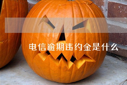 电信逾期违约金是什么 电信逾期违约金是什么