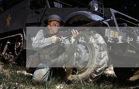 电力安全事故应急处置和条例 电力安全事故应急处置和条例