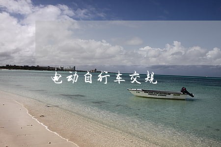 电动自行车交规 电动自行车交规
