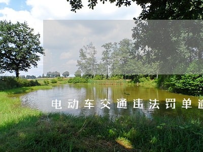 电动车交通违法罚单逾期半年不交 电动车交通违法罚单逾期半年不交