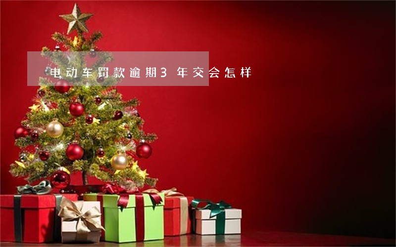 电动车罚款逾期3年交会怎样 电动车罚款逾期3年交会怎样