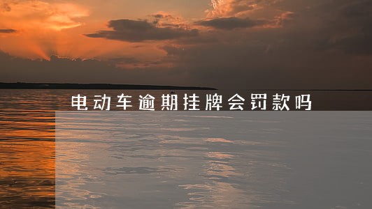 电动车逾期挂牌会罚款吗 电动车逾期挂牌会罚款吗