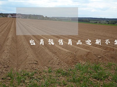 电商预售商品逾期不发货赔偿 电商预售商品逾期不发货赔偿