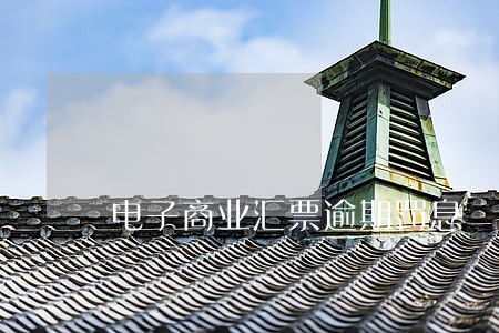 电子商业汇票逾期罚息 电子商业汇票逾期罚息