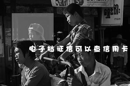 电子档征信可以查信用卡逾期吗 电子档征信可以查信用卡逾期吗
