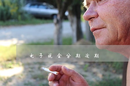 电子现金分期逾期 电子现金分期逾期