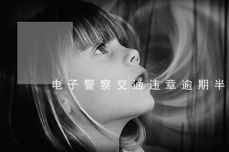 电子警察交通违章逾期半年 电子警察交通违章逾期半年