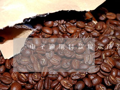 电子逾期付款提示待签收 电子逾期付款提示待签收