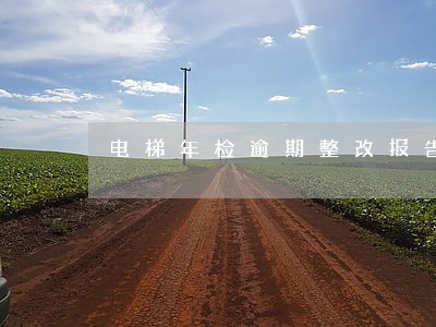 电梯年检逾期整改报告 电梯年检逾期整改报告