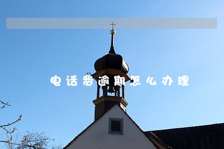 电话费逾期怎么办理 电话费逾期怎么办理