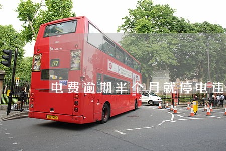 电费逾期半个月就停电违法吗