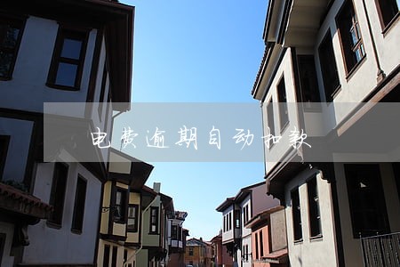 电费逾期自动扣款 电费逾期自动扣款